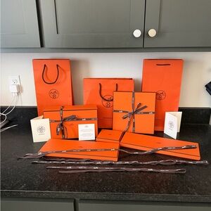 Hermes Orange Gift Box and Bag Collection
